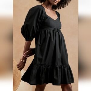 Banana Republic Baby Mini Dress Puff Sleeves